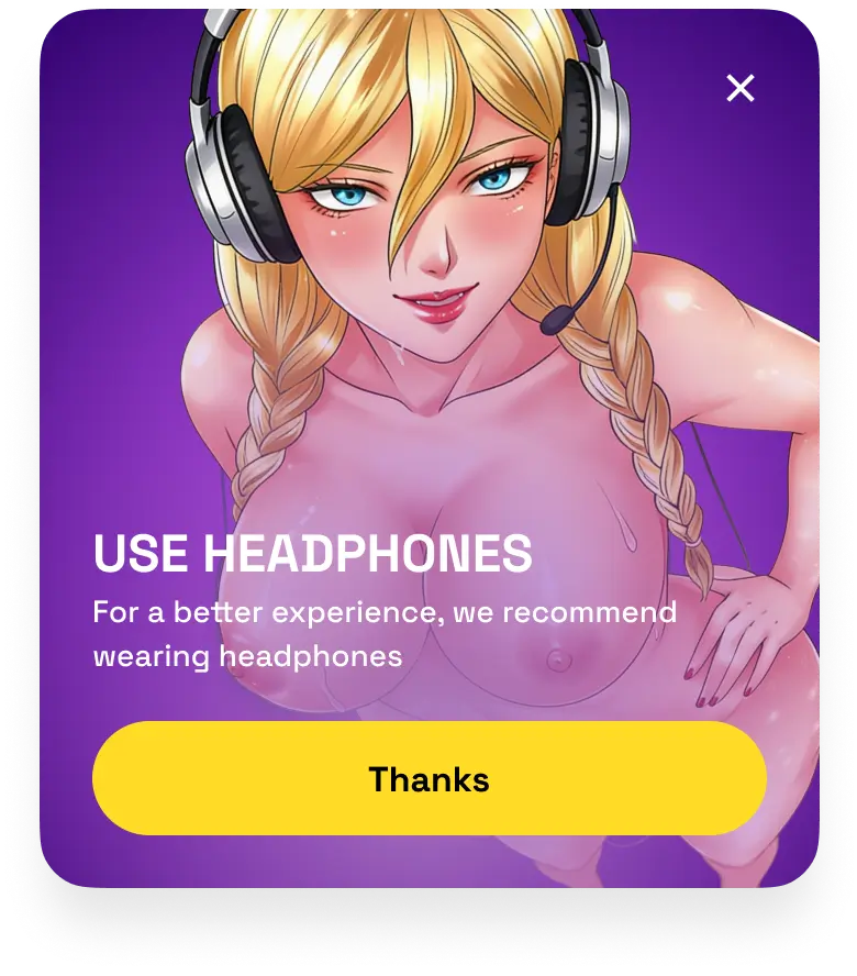 Use headphones. For a better experience, we recommend wearing headphones.